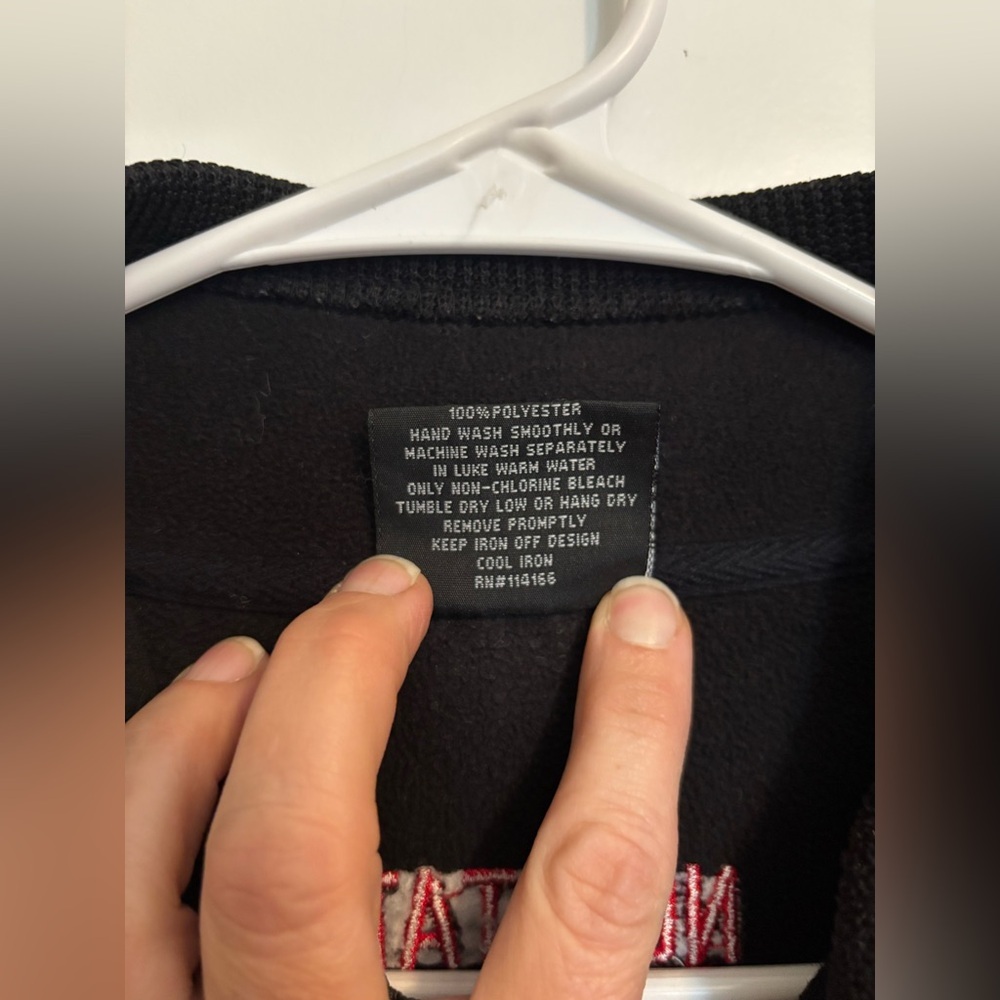 Colosseum | Black Half-Zip Pullover | NC STATE - Picture 8 of 8
